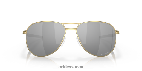 Oakley peräkkäin prim mustat linssit, satiinikultakehys silmälasit 2T48V4426