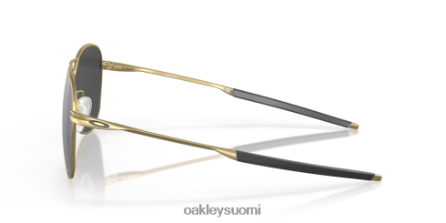 Oakley peräkkäin prim mustat linssit, satiinikultakehys silmälasit 2T48V4426