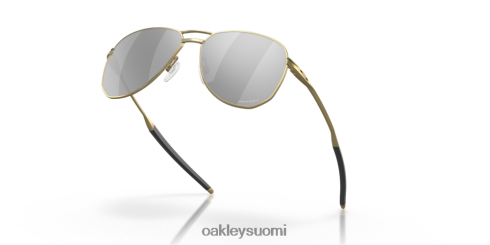 Oakley peräkkäin prim mustat linssit, satiinikultakehys silmälasit 2T48V4426