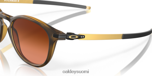 Oakley pitchman r Prim ruskeat gradienttilinssit, mattaruskea kilpikonnarunko silmälasit 2T48V4413
