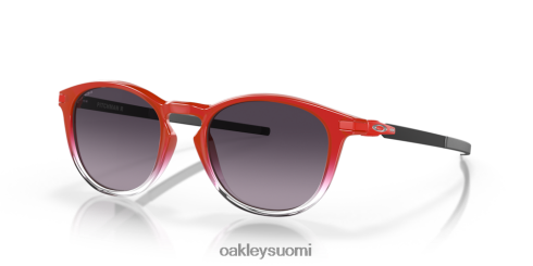 Oakley pitchman r fabio quartararo -kokoelma prizm harmaa gradienttilinssit, punainen haalistuva kehys silmälasit 2T48V4294