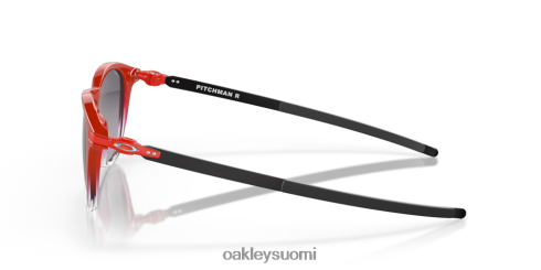 Oakley pitchman r fabio quartararo -kokoelma prizm harmaa gradienttilinssit, punainen haalistuva kehys silmälasit 2T48V4294