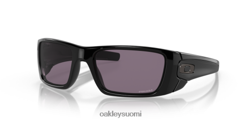 Oakley polttoainekenno primin harmaat linssit, kiillotettu musta kehys silmälasit 2T48V4362
