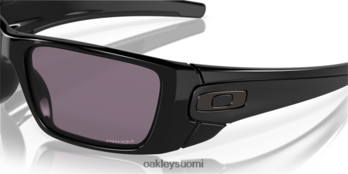Oakley polttoainekenno primin harmaat linssit, kiillotettu musta kehys silmälasit 2T48V4362