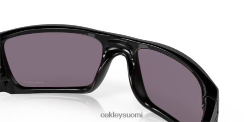 Oakley polttoainekenno primin harmaat linssit, kiillotettu musta kehys silmälasit 2T48V4362