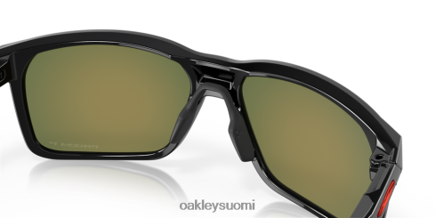 Oakley portaali x Prim rubiinin polarisoidut linssit, kiillotettu musta kehys silmälasit 2T48V4341