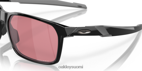 Oakley portaali x prim tummat golflinssit, kiillotettu musta kehys silmälasit 2T48V4336