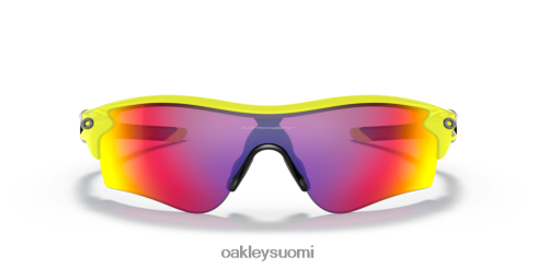 Oakley radarlock path (low bridge fit) neon keltainen kokoelma prizm road linssit, tennispallon keltainen runko silmälasit 2T48V4724