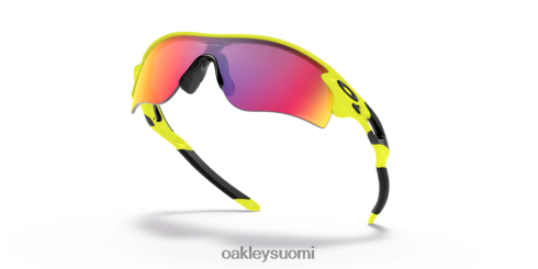 Oakley radarlock path (low bridge fit) neon keltainen kokoelma prizm road linssit, tennispallon keltainen runko silmälasit 2T48V4724