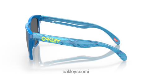 Oakley sammakonnahat (low bridge fit) korkearesoluutioinen kokoelma prim mustat linssit, hi res kiillotettu safiirikehys silmälasit 2T48V4823