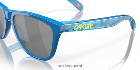 Oakley sammakonnahat (low bridge fit) korkearesoluutioinen kokoelma prim mustat linssit, hi res kiillotettu safiirikehys silmälasit 2T48V4823