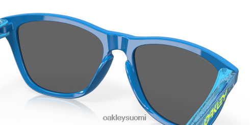 Oakley sammakonnahat (low bridge fit) korkearesoluutioinen kokoelma prim mustat linssit, hi res kiillotettu safiirikehys silmälasit 2T48V4823