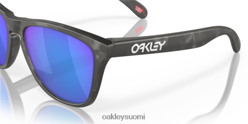 Oakley sammakonnahat (matalan sillan istuvuus) Prim safiiri polarisoidut linssit, mattamusta kilpikonnarunko silmälasit 2T48V4821