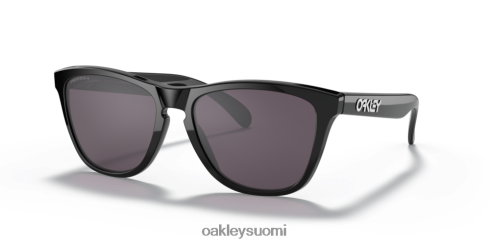 Oakley sammakonnahat (matalan sillan istuvuus) primin harmaat linssit, kiillotettu musta kehys silmälasit 2T48V4813