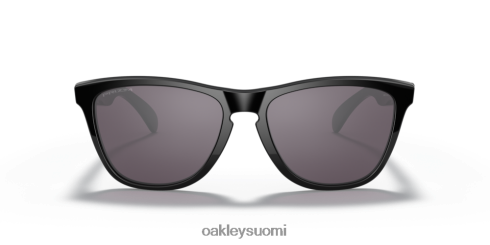 Oakley sammakonnahat (matalan sillan istuvuus) primin harmaat linssit, kiillotettu musta kehys silmälasit 2T48V4813