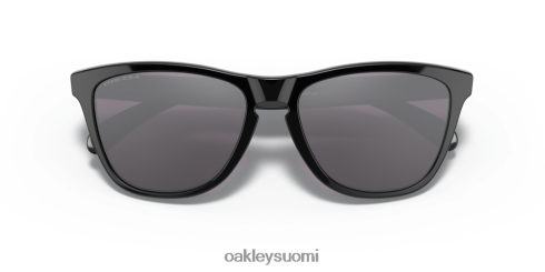Oakley sammakonnahat (matalan sillan istuvuus) primin harmaat linssit, kiillotettu musta kehys silmälasit 2T48V4813
