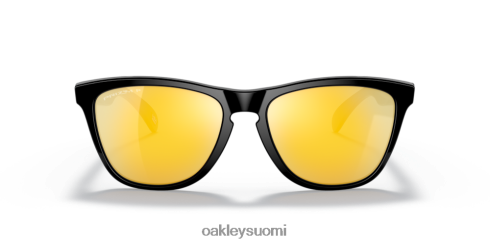 Oakley sammakonnahat (matalan sillan istuvuus) prizm 24k polarisoidut linssit, kiillotettu musta kehys silmälasit 2T48V4818