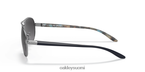 Oakley solmion katkaisija prizm harmaat gradienttilinssit, kiillotettu kromikehys silmälasit 2T48V4510