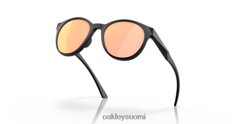 Oakley spindrift prizm rose gold polarisoidut linssit, mattamusta kehys silmälasit 2T48V41086