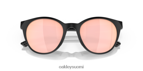 Oakley spindrift prizm rose gold polarisoidut linssit, mattamusta kehys silmälasit 2T48V41086