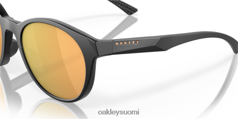 Oakley spindrift prizm rose gold polarisoidut linssit, mattamusta kehys silmälasit 2T48V41086