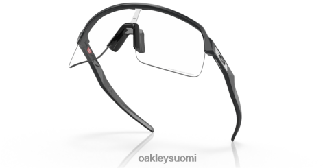 Oakley sutro lite (matalan sillan istuvuus) kirkkaasta mustaan ​​iridium fotokromaattiset linssit, matta hiilirunko silmälasit 2T48V4453