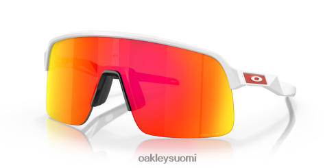 Oakley sutro lite prizm rubiinilinssit, matta valkoinen kehys silmälasit 2T48V4228