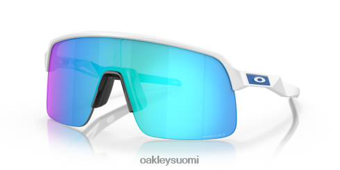 Oakley sutro lite prizm safiirilinssit, matta valkoinen kehys silmälasit 2T48V4229