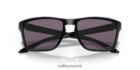 Oakley sylas (low Bridge sovi) primin harmaat linssit, kiillotettu musta kehys silmälasit 2T48V4958