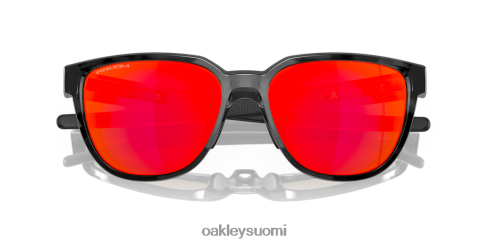 Oakley toimilaite (matalan sillan sovitus) prizm rubiinilinssit, musta kilpikonnarunko silmälasit 2T48V4841