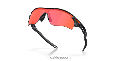 Oakley tutkalukituspolku (low bridge fit) nouse kokoelma prizm trail taskulamppulinssit, mattavihreä purppura värinvaihto roiskekehys silmälasit 2T48V4720