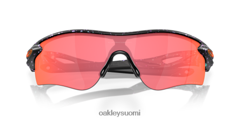Oakley tutkalukituspolku (low bridge fit) nouse kokoelma prizm trail taskulamppulinssit, mattavihreä purppura värinvaihto roiskekehys silmälasit 2T48V4720