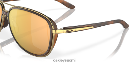 Oakley väliaika prizm rose gold polarisoidut linssit, ruskea kilpikonnarunko silmälasit 2T48V4438