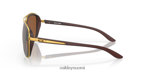 Oakley väliaika prizm tungsten polarisoidut linssit, matta rootbeer runko silmälasit 2T48V4441