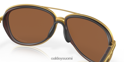 Oakley väliaika prizm tungsten polarisoidut linssit, matta rootbeer runko silmälasit 2T48V4441