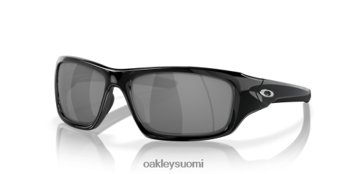 Oakley venttiili mustat iridiumlinssit, kiillotettu musta kehys silmälasit 2T48V4773