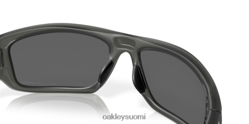 Oakley venttiili mustat iridiumpolarisoidut linssit, mattaharmaa savukehys silmälasit 2T48V4776