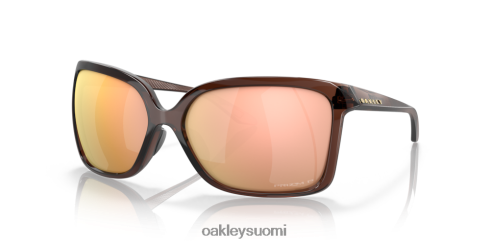Oakley wildrye prizm rose gold polarisoidut linssit, kiillotettu ametistikehys silmälasit 2T48V4289