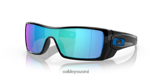 Oakley batsusi prim safiirilinssit, kiillotettu musta kehys silmälasit 2T48V4492