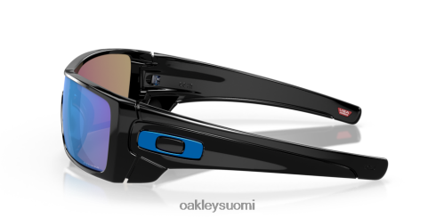 Oakley batsusi prim safiirilinssit, kiillotettu musta kehys silmälasit 2T48V4492