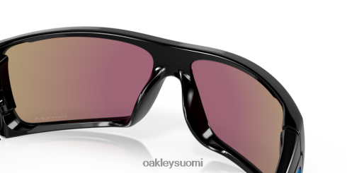 Oakley batsusi prim safiirilinssit, kiillotettu musta kehys silmälasit 2T48V4492