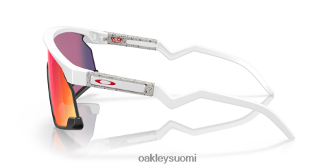 Oakley bxtr prizm road linssit, matta valkoinen kehys silmälasit 2T48V4102