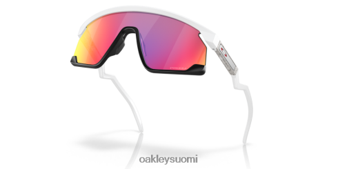 Oakley bxtr prizm road linssit, matta valkoinen kehys silmälasit 2T48V4102