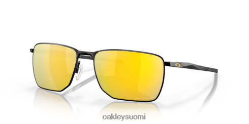 Oakley ejektori prizm 24k polarisoidut linssit, satiini musta kehys silmälasit 2T48V4347