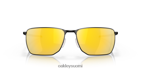 Oakley ejektori prizm 24k polarisoidut linssit, satiini musta kehys silmälasit 2T48V4347