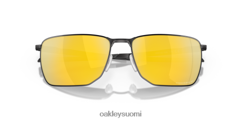 Oakley ejektori prizm 24k polarisoidut linssit, satiini musta kehys silmälasit 2T48V4347