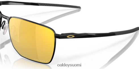 Oakley ejektori prizm 24k polarisoidut linssit, satiini musta kehys silmälasit 2T48V4347