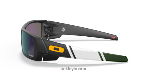 Oakley green bay pakkaajat gascan prizm jade linssit, mattamusta kehys silmälasit 2T48V4555