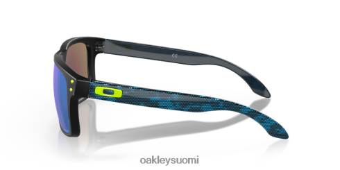 Oakley holbrook (low bridge fit) korkearesoluutioinen kokoelma prim safiirilinssit, kiillotettu musta kehys silmälasit 2T48V4804