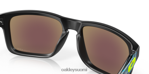 Oakley holbrook (low bridge fit) korkearesoluutioinen kokoelma prim safiirilinssit, kiillotettu musta kehys silmälasit 2T48V4804